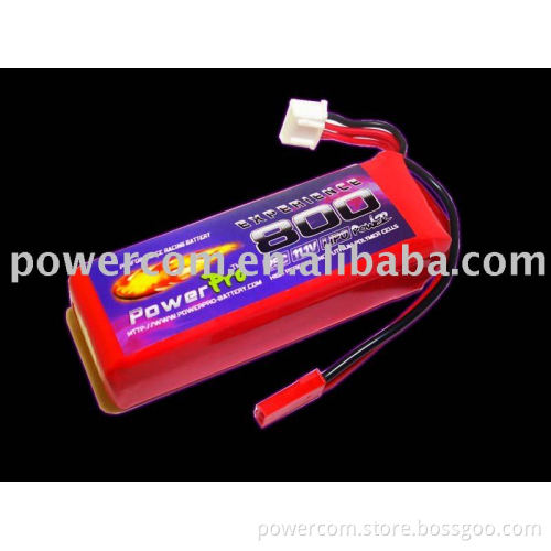 11.1v 800mAh 25C Flight LiPo Pack
